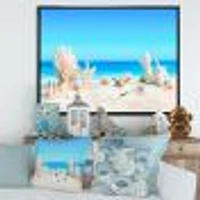 Toile « Seashells on Tropical