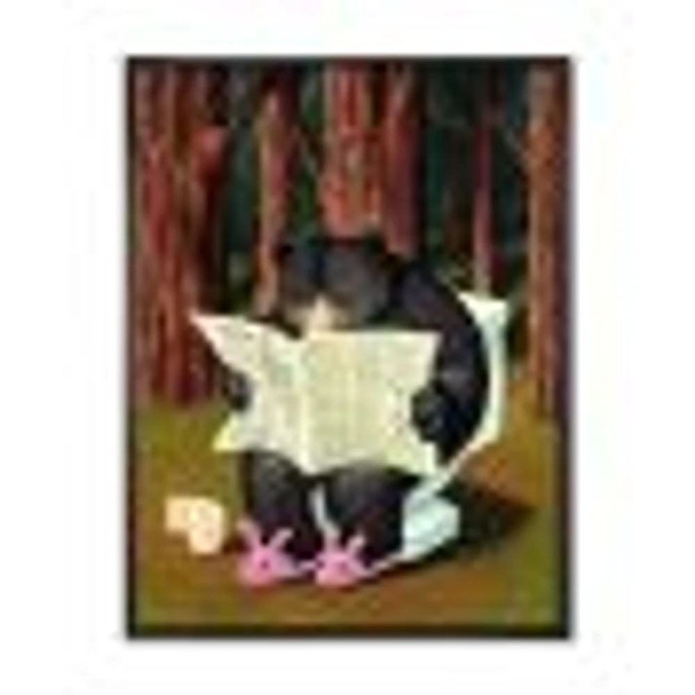 Bear the Woods  Digital Art Canvas Print