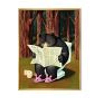Bear the Woods  Digital Art Canvas Print