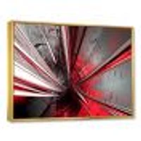 Fractal 3D Deep into Middle  Art Canvas Print
