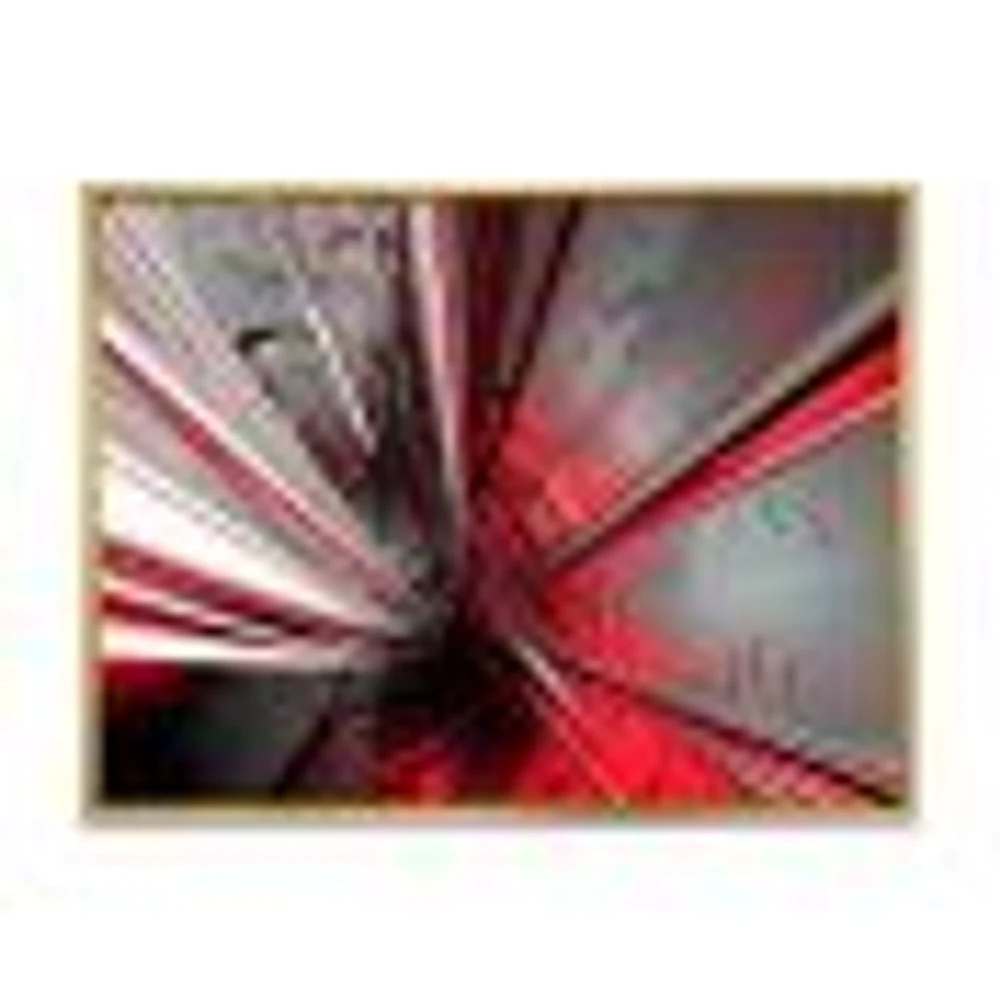 Fractal 3D Deep into Middle  Art Canvas Print