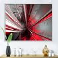 Fractal 3D Deep into Middle  Art Canvas Print