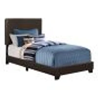 Contemporary Upholstered Bedframe - Twin