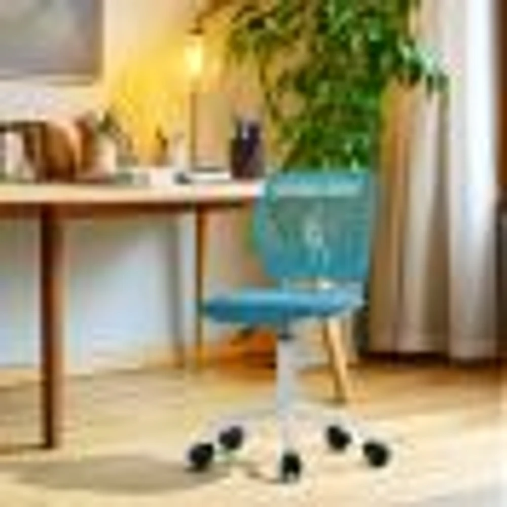 Stylish Corduroy Teen Desk Chair