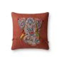 Loloi Sally Rust and Multi Cushion