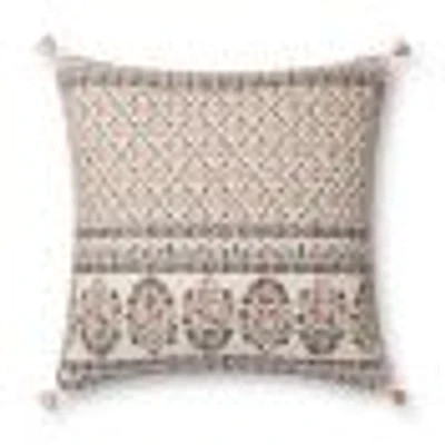 Loloi Farren Pink and Multi Cushion