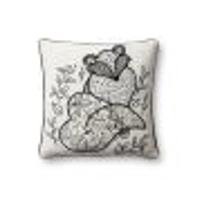 Loloi Grady Black and Natural Cushion