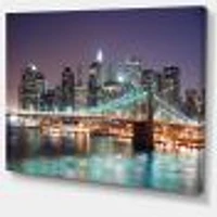 New York City Manhattan Skyscrapers  Wall Art