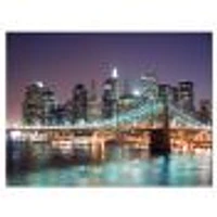New York City Manhattan Skyscrapers  Wall Art
