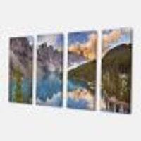 Moraine Lake Banff Park Canada  Canvas Wall Art