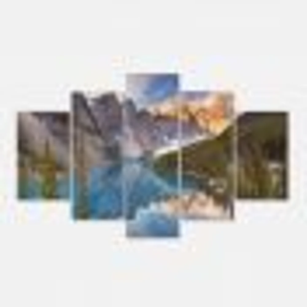 Moraine Lake Banff Park Canada  Canvas Wall Art