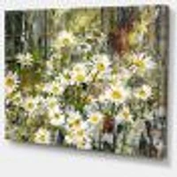 Daisies Flowers Under the Window  Wall Art