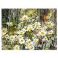 Daisies Flowers Under the Window  Wall Art