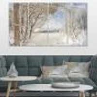 Toile 4 « Lake Winter Woods »