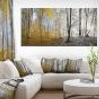 Morning Forest Panorama Canvas Art Print