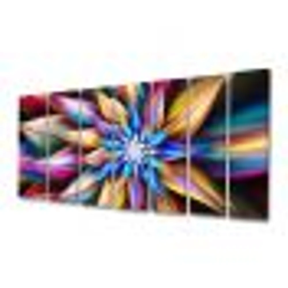 Exotic Multi Color Flower Petals  Wall Art