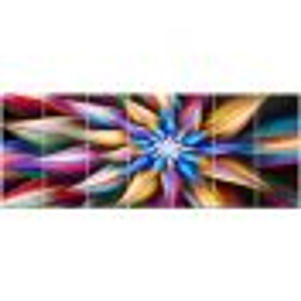 Exotic Multi Color Flower Petals  Wall Art