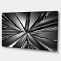 Futuristic Crystal Background  Canvas Art Print