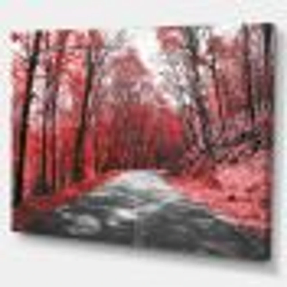 Patch Red Forest Wall Art