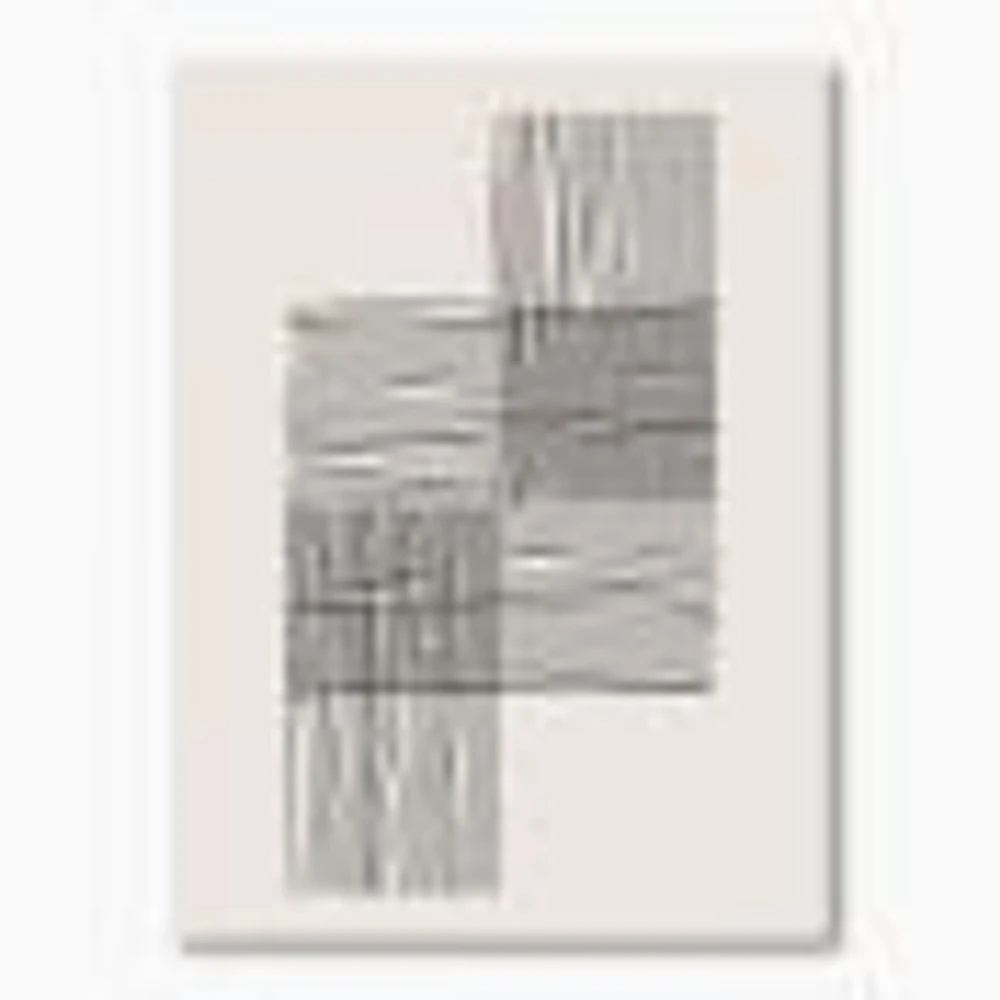 Minimal Geometric Compostions of Elementary Forms XIX  Wall Art