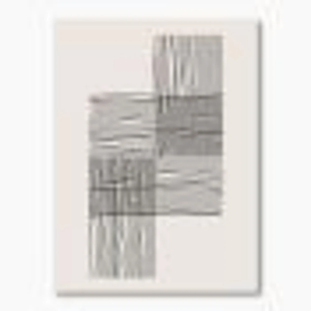 Minimal Geometric Compostions of Elementary Forms XIX  Wall Art