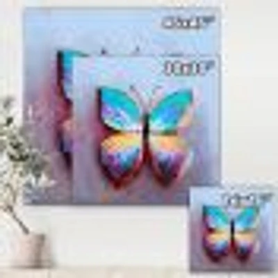 Butterfly Portrait Multicolors V  Wall Art