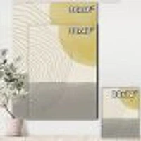 Minimal Geometric Compostions of Elementary Forms XXXIV  Wall Art