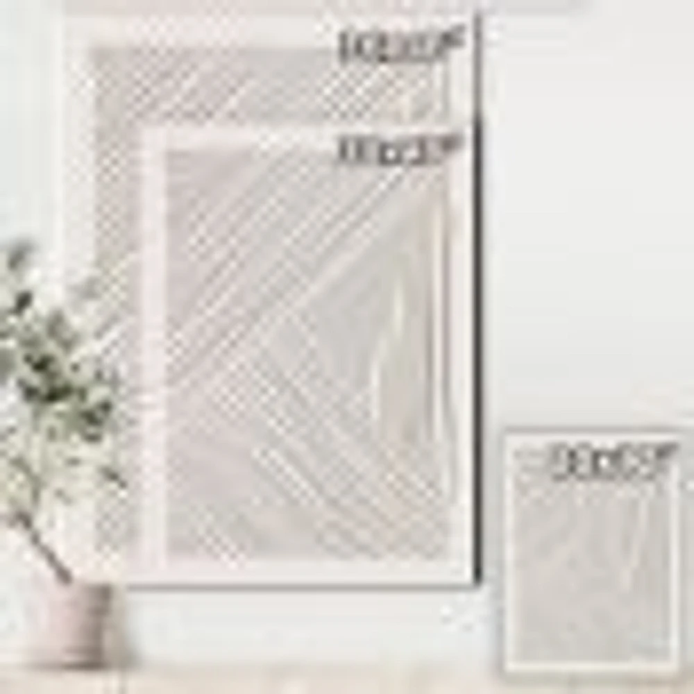 Minimal Geometrical Lines II  Wall Art