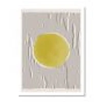 Minimal Geometric Lines and Circle IX  Canvas Wall Art Print