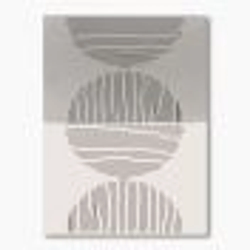 Minimal Geometric Lines and Circle IX  Wall Art