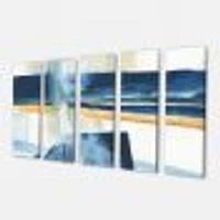 Indigo Panel IV  Canvas Wall Art