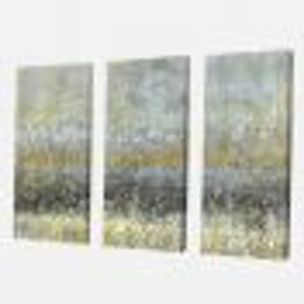 Glam Rain Abstract III - Modern & Contemporary  Canvas Wall Art