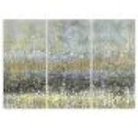 Glam Rain Abstract III - Modern & Contemporary  Canvas Wall Art