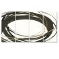 Gold Glamour Circle II  Canvas Wall Art