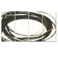 Gold Glamour Circle II  Canvas Wall Art