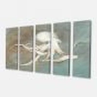 Octopus Treasures from the Sea Canvas Wall Art