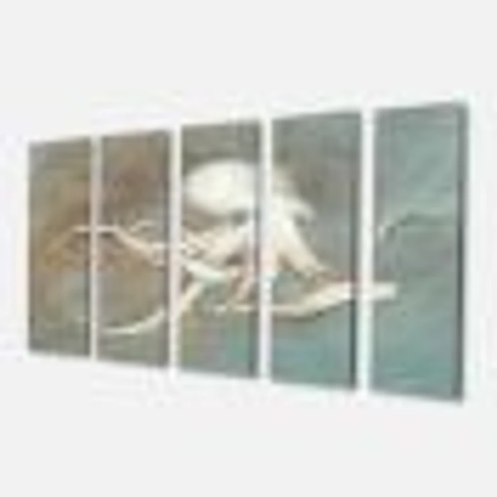 Octopus Treasures from the Sea Canvas Wall Art