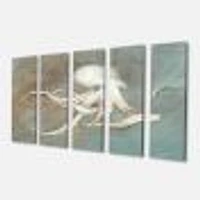 Octopus Treasures from the Sea Canvas Wall Art