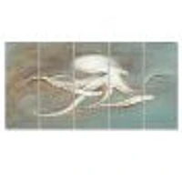 Octopus Treasures from the Sea Canvas Wall Art