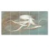 Octopus Treasures from the Sea Canvas Wall Art