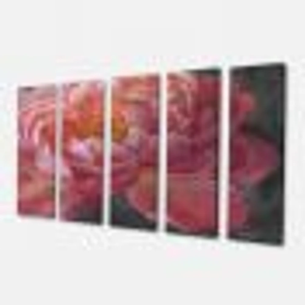 Vivid Pink Peonies I Canvas Wall Art