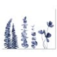Navy Blue Eucalyptus I Wall Art