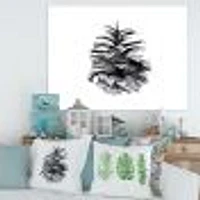Conifer Cone Monochrome Wall Art