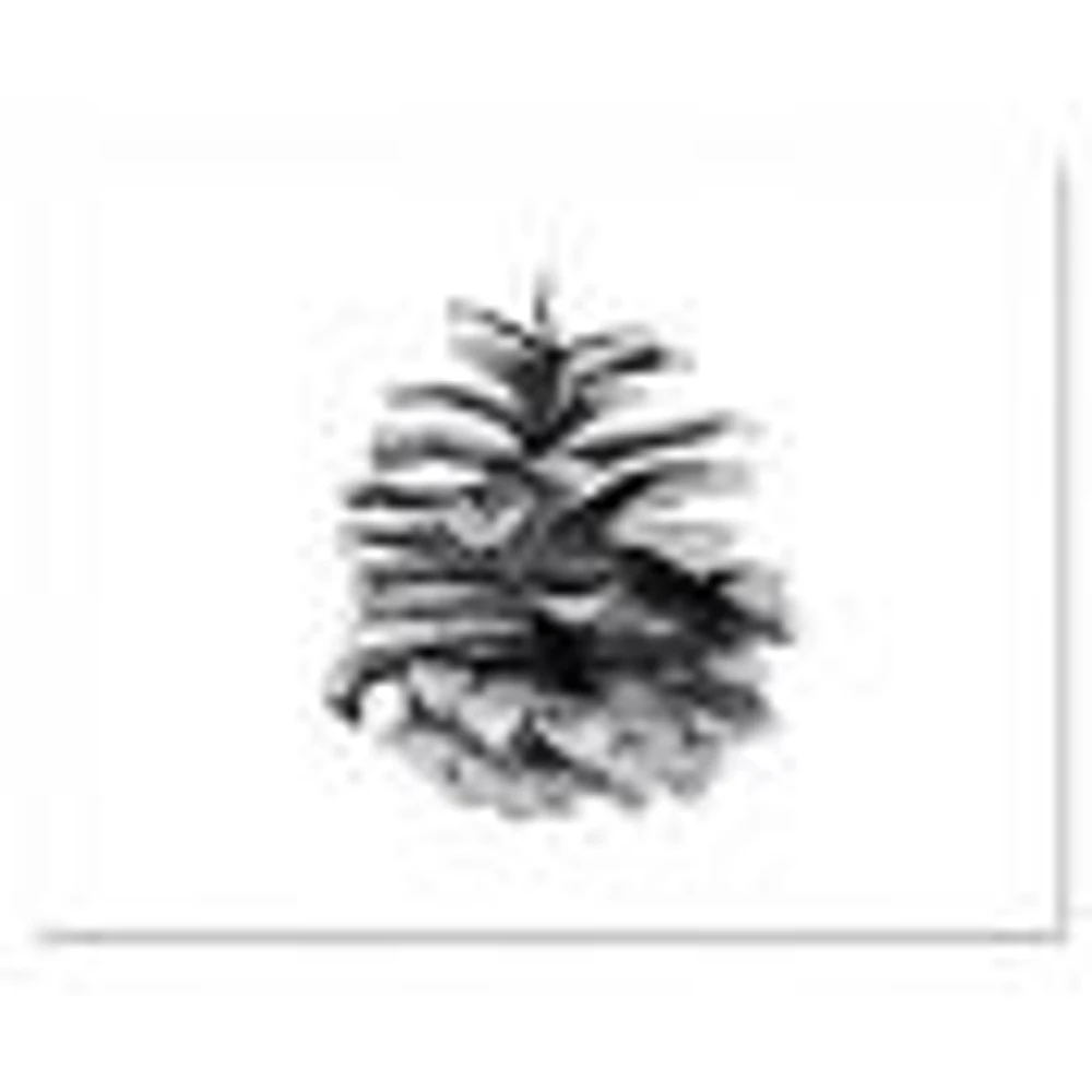 Conifer Cone Monochrome Wall Art