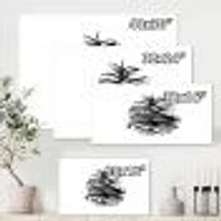 Conifer Cone Monochrome Wall Art