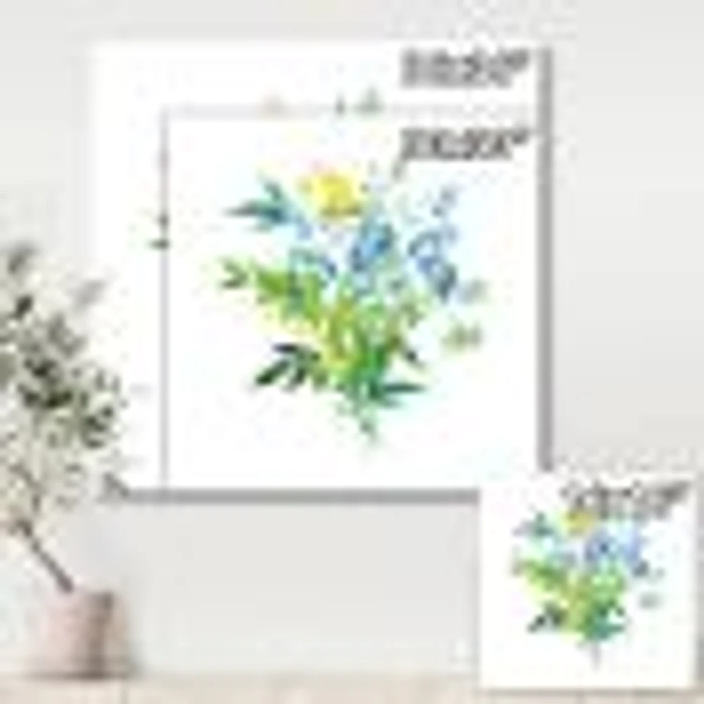 Toile « Meadow Flowers Garland »
