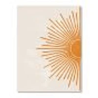 Orange Sun Print I  Canvas Wall Art