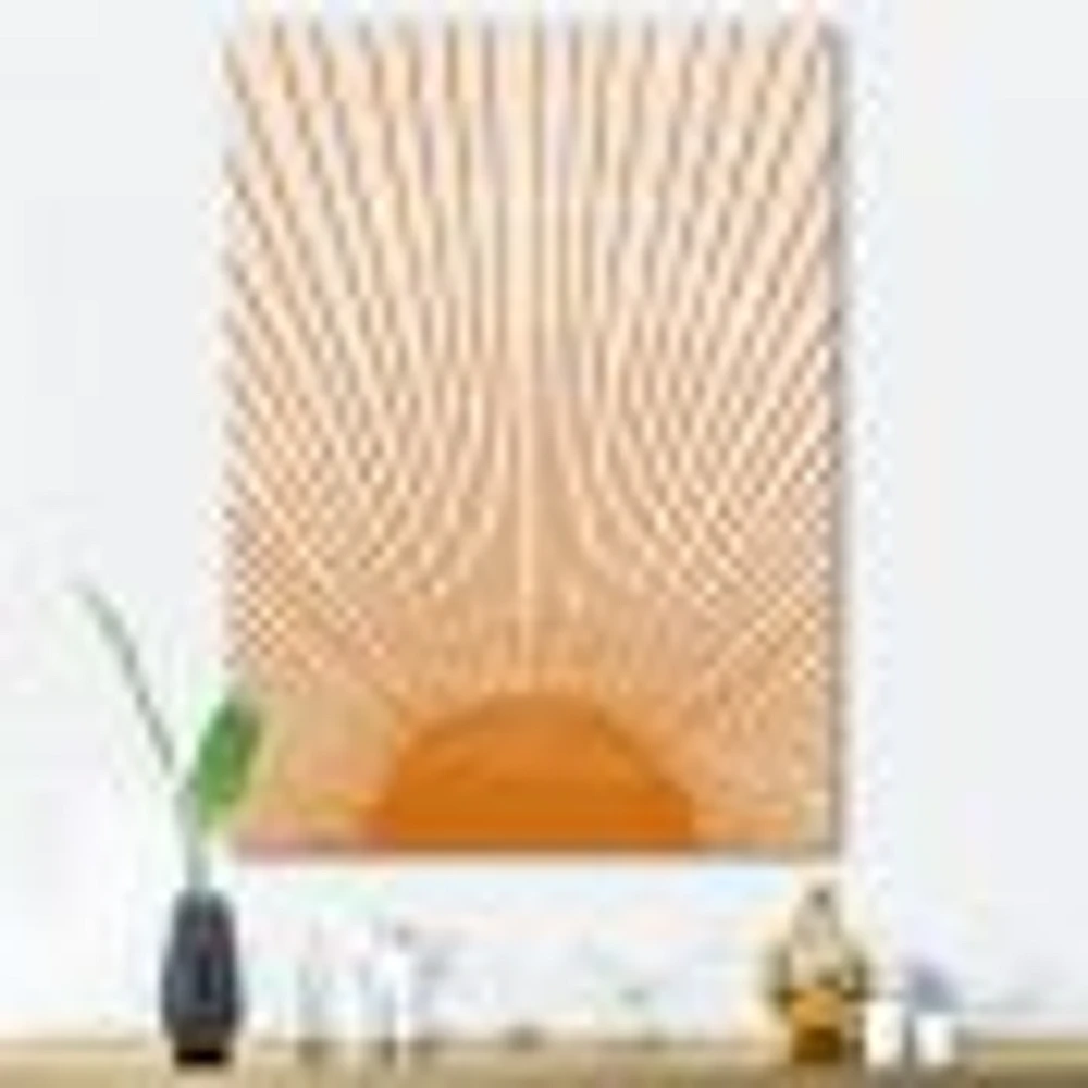 Orange Sun Print III  Wall Art