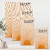Orange Sun Print III  Wall Art