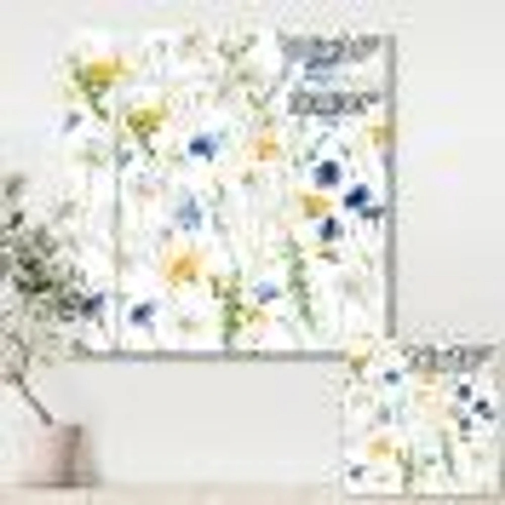 WildFlowers Chamomile and Clover Bell II  Wall Art